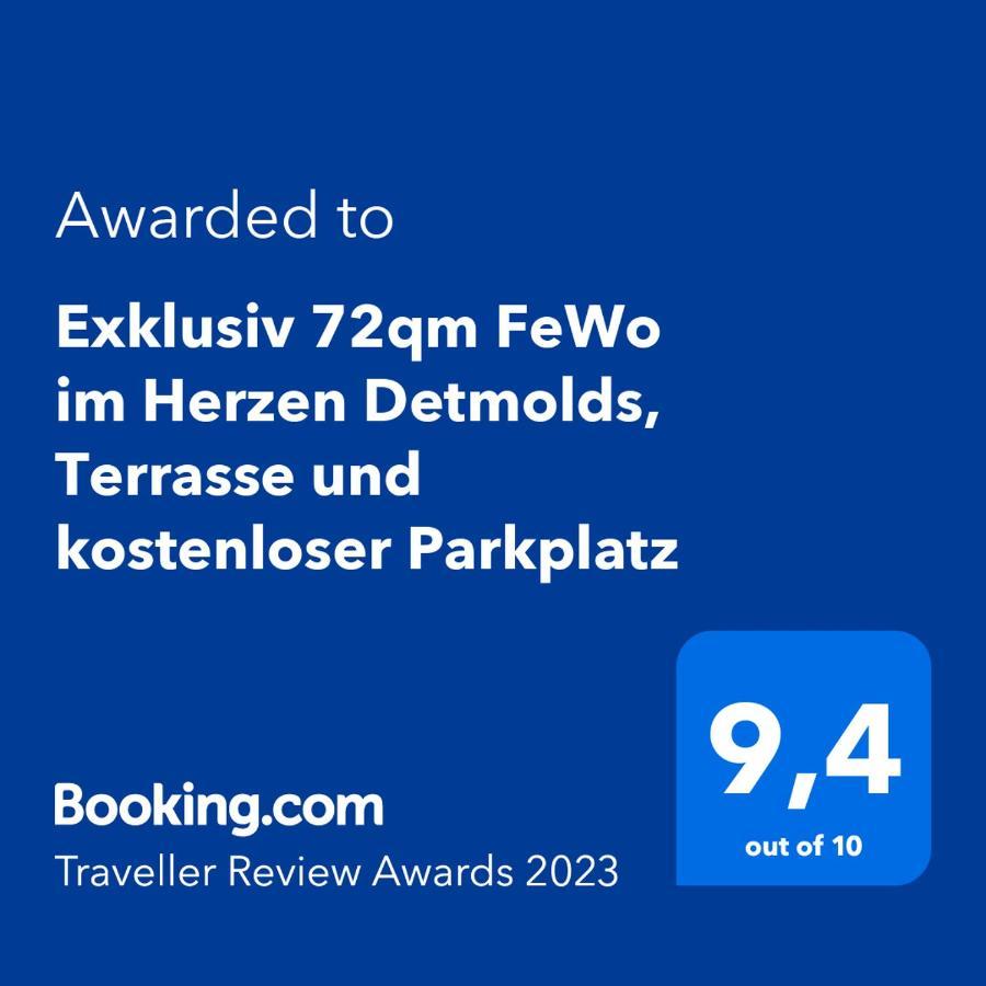 Exklusiv 72Qm Fewo Im Herzen Detmolds, Terrasse Und Kostenloser Parkplatz Exterior photo